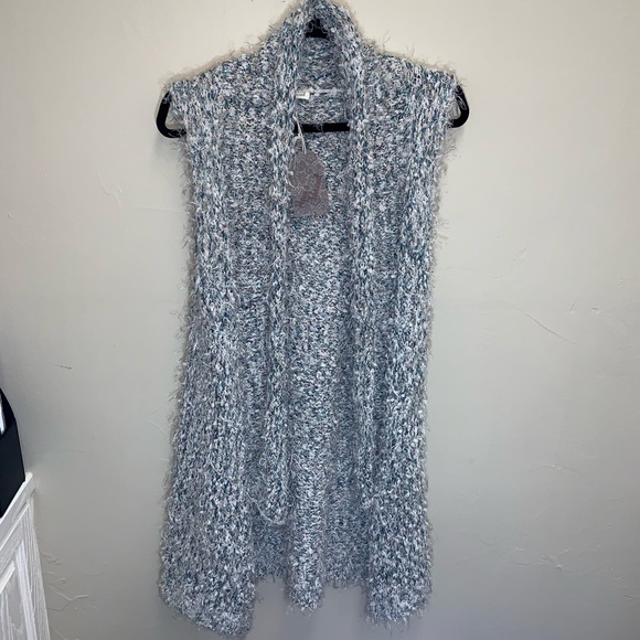 Hem & Thread - eyelash boho festival NWT vest S - Picture 1 of 6